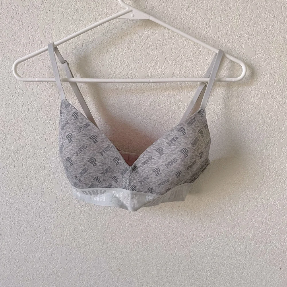 PINK Victoria’s Secret gray bra